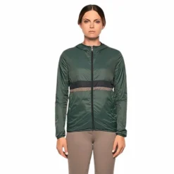 Discount Cavalleria Toscana - Veste à capuche femme légère et réversible femme / vert Marine