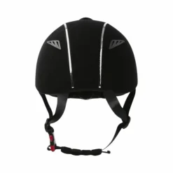 Hot Choplin - Casque d'équitation Aero chrome réglable Noir