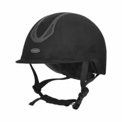 Choplin - Casque d'équitation Aero Velvet mat Noir Discount