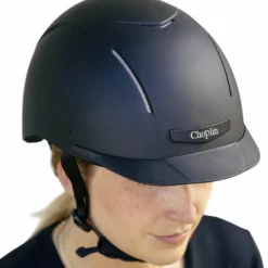 Choplin - Casque d'équitation Plume mat Noir Hot