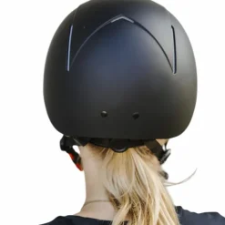 Choplin - Casque d'équitation Plume mat Noir Hot