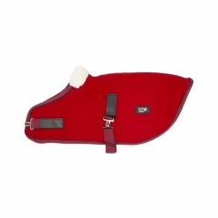 New Diego & Louna - Couverture pour chien polaire Teddy 280g Bordeaux