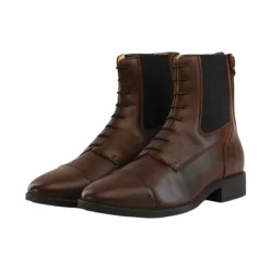 Dyon - Boots d'équitation en cuir à lacets Marron Online