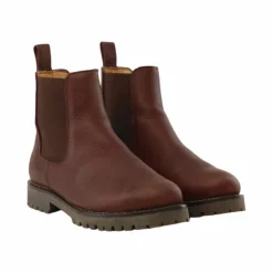 Hot Dyon - Boots d'équitation en cuir Chelsea Marron