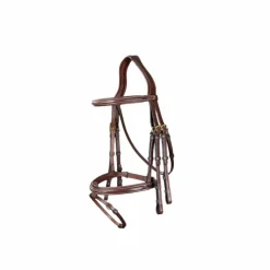 Dyon - Bride muserolle combinée D Collection brun Marron Clearance