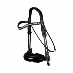 Dyon - Bride muserolle large vernie New English Collection Noir Sale