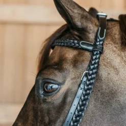 Dyon - Bridon d'entraînement Tressé Working By Dy'on Noir Hot