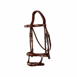 Dyon - Bridon double muserolle New English Collection Havane Online