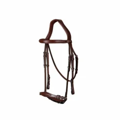 Outlet Dyon - Bridon muserolle allemande ajustable New English Collection Havane