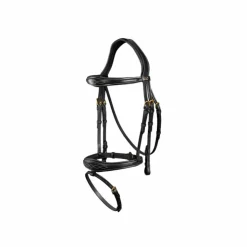 Sale Dyon - Bridon muserolle combinée anatomique D Collection Noir
