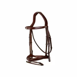 Sale Dyon - Bridon muserolle combinée New English Collection Havane