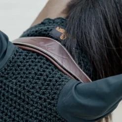 Outlet Dyon - Bridon muserolle combinée Tressé Havane