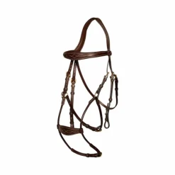 Dyon - Bridon muserolle hybride D Collection Havane