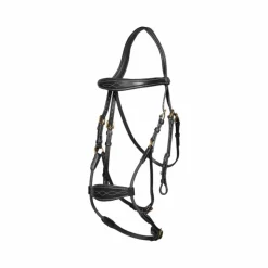 Dyon - Bridon muserolle hybride élastique D Collection Noir Clearance