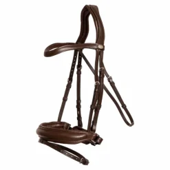 Dyon - Bridon muserolle Medium Marron Clearance
