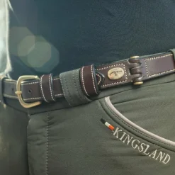 Hot Dyon - Ceinture en cuir plat Marron