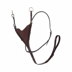 Outlet Dyon - Martingale pleine en cuir souple Collection Marron