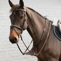 Outlet Dyon - Martingale pleine en cuir souple Collection Marron