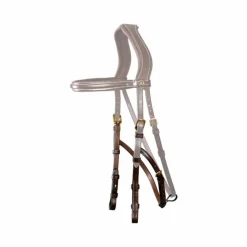 Dyon - Montants pour hackamore D Collection brun Marron