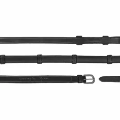 Outlet Dyon - Rênes de bride tout cuir avec 7 arrêtoirs 5/8 Working by Noir