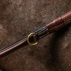 Sale Dyon - Rênes Howlett en caoutchouc 1/2 avec 7 arrêtoirs D Collection brun Marron