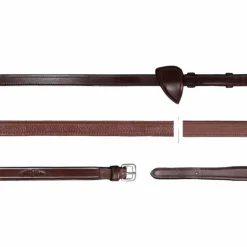 Outlet Dyon - Rênes hunter 1/2 New English Collection brun Marron