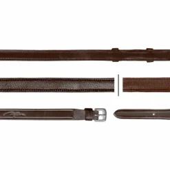 Dyon - Rênes hunter 5/8 New English Collection brun Marron Discount