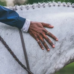 Dyon - Rênes tressées 5/8 US Collection Marron Sale