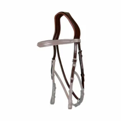 Sale Dyon - Têtière hackamore New English Collection brun Marron