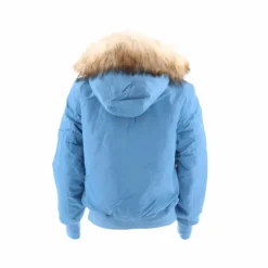 Best Eden by Pénélope - Bombers à capuche enfant Lyon bleu artic