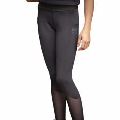 Eden by Pénélope - Legging d'équitation fille Delphe pull-on Noir Hot