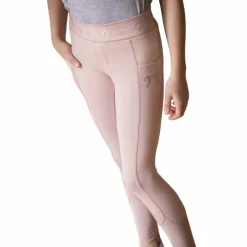 Eden by Pénélope - Legging d'équitation fille Delphe pull-on poudré Rose Clearance
