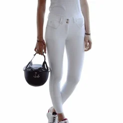 New Eden by Pénélope - Pantalon fille Fun push up Blanc