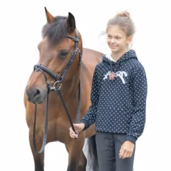 Online Eden by Pénélope - Sweat à capuche enfant Ambre marine