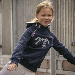 Eden by Pénélope - Sweat enfant double zip Marine