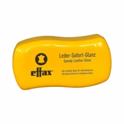 Effax - Éponge à lustrer pour cuir Jaune