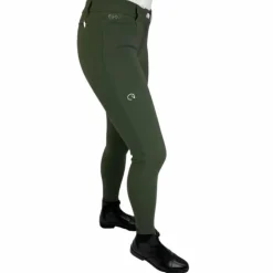 Ego7 - Pantalon d'équitation femme Jumping EJ army green Vert Best