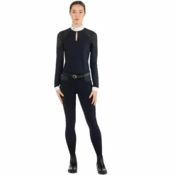 New Ego7 - Pantalon d'équitation femme Jumping LA Marine
