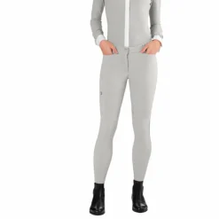Hot Ego7 - Pantalon d'équitation femme Jumping EJ ice gray Gris