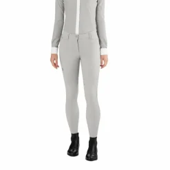 Hot Ego7 - Pantalon d'équitation femme Jumping EJ ice gray Gris