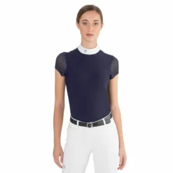 Ego7 - Polo de concours manches courtes femme Rita Marine Clearance