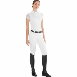 Clearance Ego7 - Polo de concours manches courtes femme Rita Blanc
