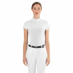 Outlet Ego7 - Polo de concours manches courtes femme Mesh Blanc