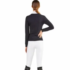 Sale Ego7 - Pull manches longues femme V-Neck Marine