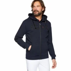 Ego7 - Sweat zippé manches longues homme After-riding Marine Sale