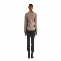 New Ego7 - Veste manches longues matelassée femme Atena turtledove Marron