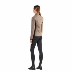 New Ego7 - Veste manches longues matelassée femme Atena turtledove Marron