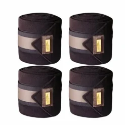 Clearance Equestrian Stockholm -  Bandes de Polo Golden brown (x4) Marron