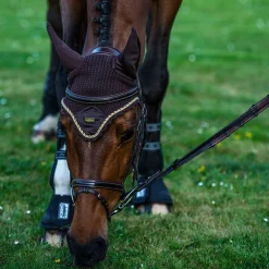 Discount Equestrian Stockholm - Bonnet pour cheval Golden Brown