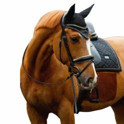Online Equestrian Stockholm - Bonnet pour chevaux Modern Crystal Noir